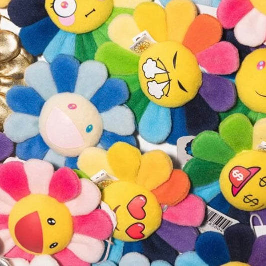 吐舌😋/親親😘雙面花花吊飾