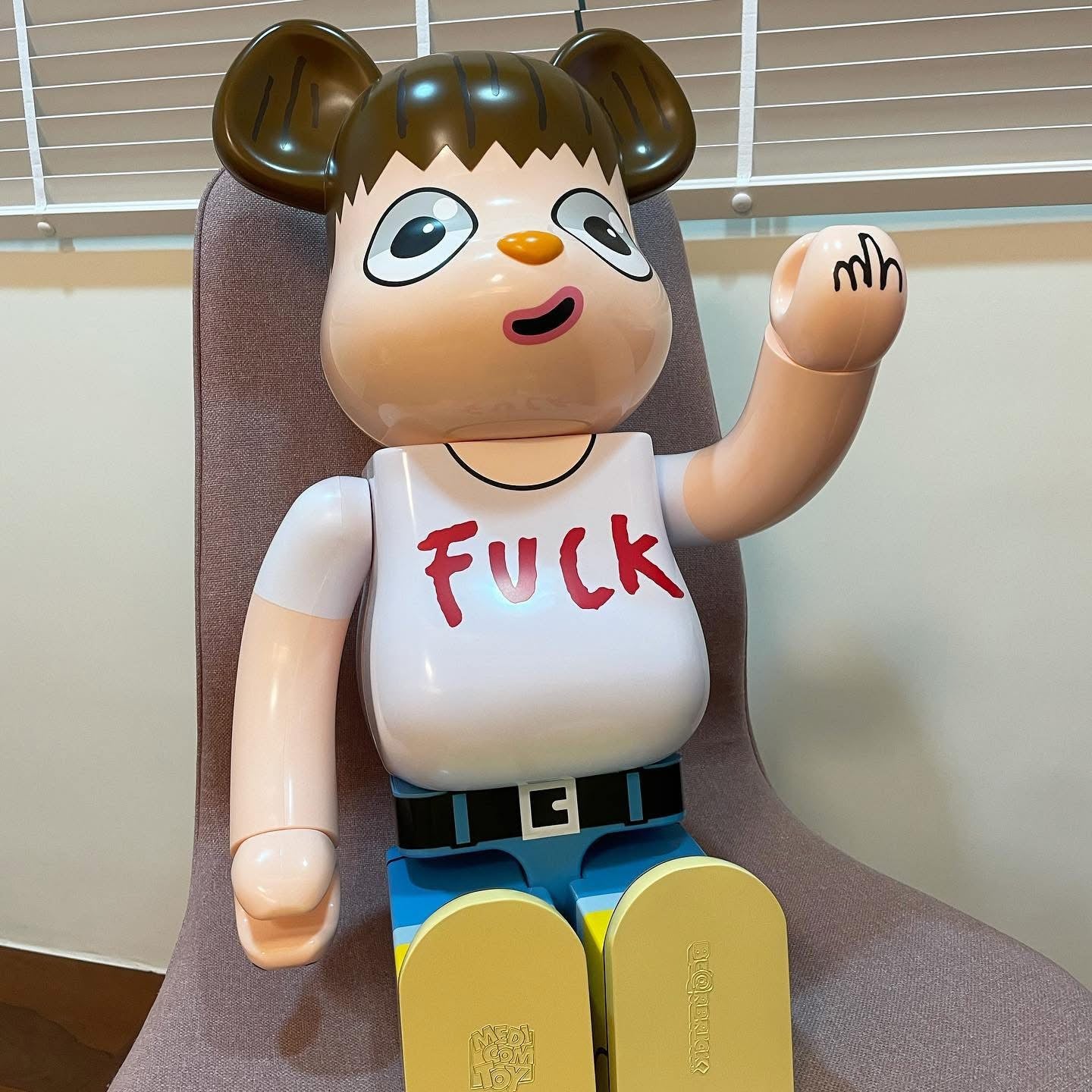大眼仔 庫柏力克熊Be@rbrick 1000%