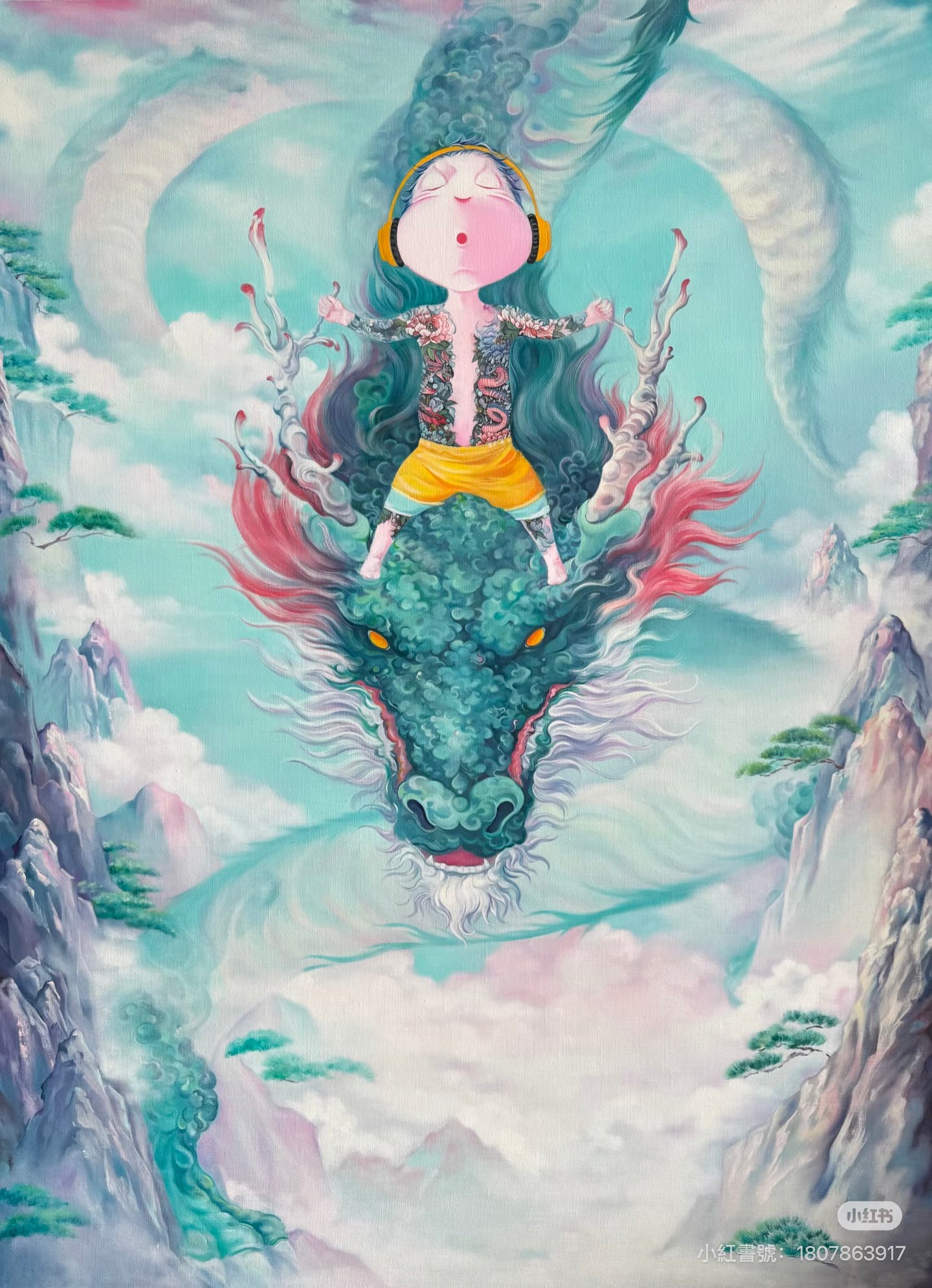 神話故事·青龍|限量原畫