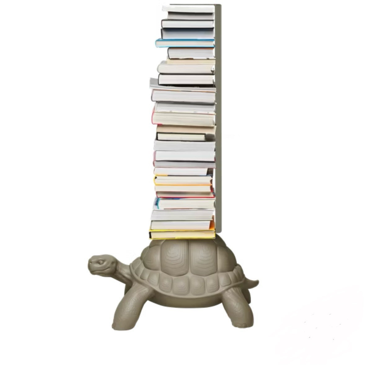 烏龜造型書架 鴿子灰