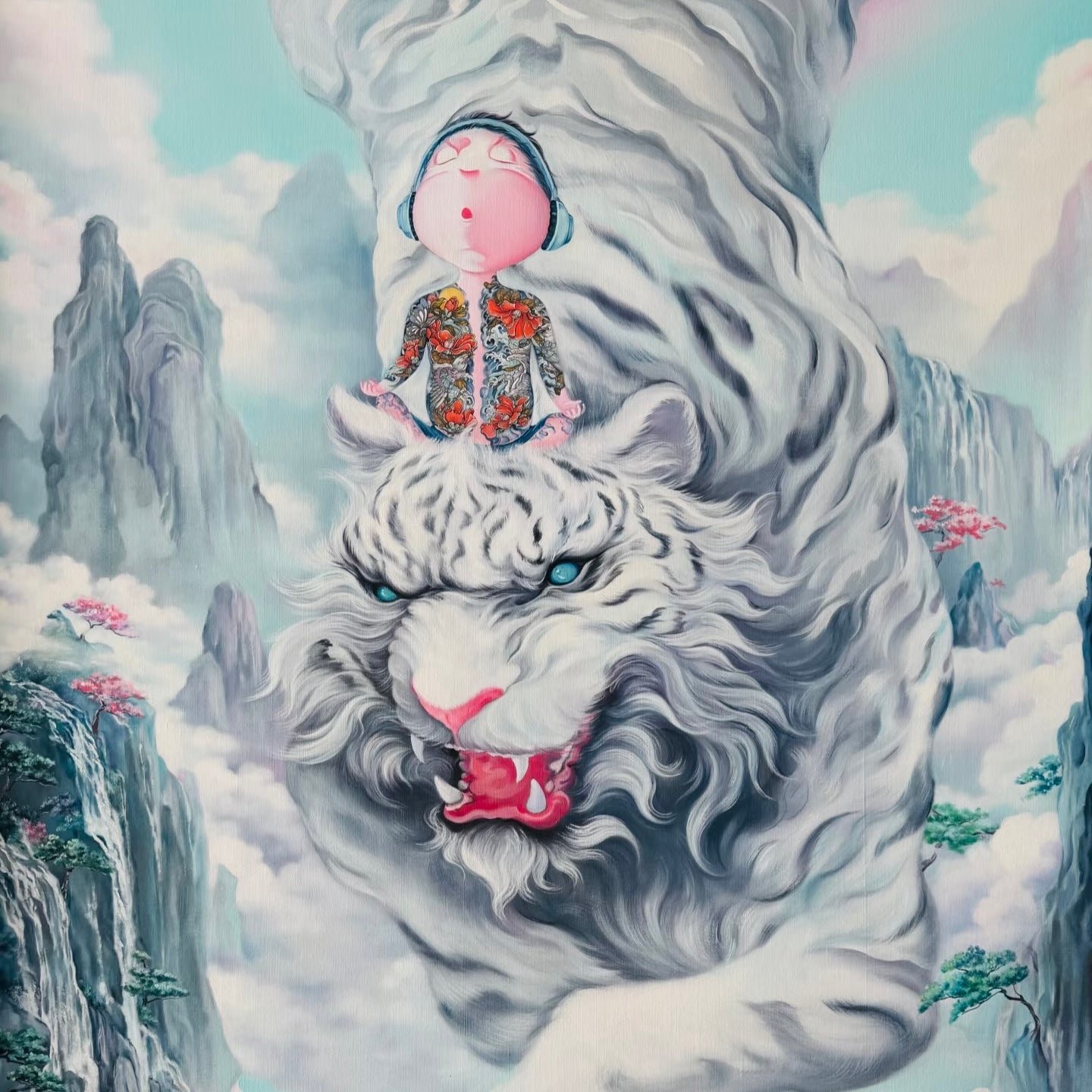 神話故事·白虎｜限量原畫