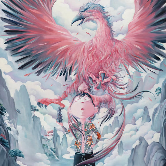 神話故事·朱雀｜限量原作油畫